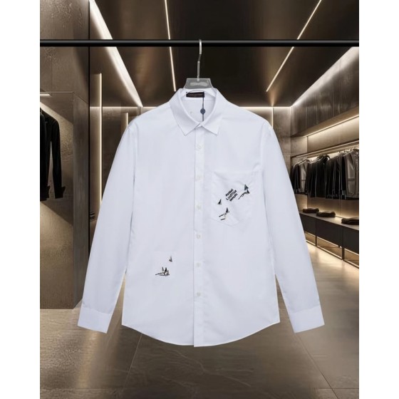 Louis Vuitton Embroidered Ocean Sail Long-Sleeve Shirt